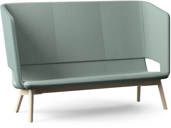 Twist & Sit Soft - 3 pers hög lounge soffa med ben